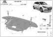 Hyundai i20, 2015-2023 - Acél Motorvédő lemez
