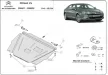 Citroen C5, 2004-2008 - Acél Motorvédő lemez