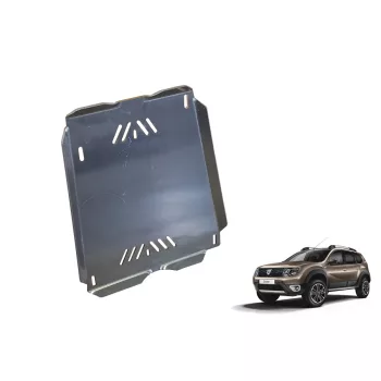   Dacia Duster, 2010-2024 - Alumínium Üzemanyagtank védő lemez