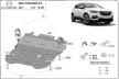 Opel Grandland X, 2017-2024 - Acél Motor, váltó és hűtővédő lemez
