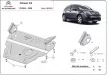 Citroen C4, 2004 -2008 - Acél Motorvédő lemez
