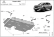 Peugeot 2008, 2019-2024 - Acél Motor, váltó és hűtővédő lemez
