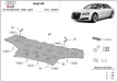 Audi A8, 2010-2017 - Acél Motor- és hűtővédő lemez