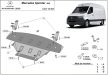Mercedes Sprinter 4x4, 2018-2024 - Acél Motor és hűtővédő lemez