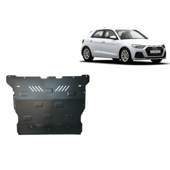   Audi A1, 2017-2024 - Acél Motor, váltó és hűtővédő lemez