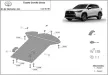 Toyota Corolla Cross, 2022-2024 - Acél Katalizátorvédő lemez
