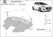 Hyundai i30 new, 2015-2017 - Acél Motorvédő lemez