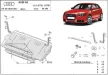 Audi A3, 2008-2012 - Acél Motorvédő lemez