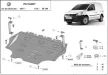 VW Caddy, 2011-2020 - Acél Motorvédő lemez