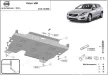Volvo V60, 2010-2018 - Acél Motorvédő lemez