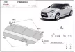 Citroen DS3, 2009-2024 - Acél Motorvédő lemez
