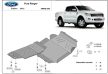 Ford Ranger, 2010-2023 - Acél Motorvédő lemez