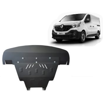   Renault Trafic, 2011-2014 - Acél Motor, váltó és hűtővédő lemez