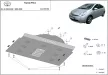Toyota Prius 2, 2003-2009 - Acél Katalizátorvédő lemez