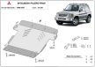 Mitsubishi Pajero Pinin, 1997-2007 - Acél Motorvédő lemez