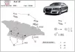Audi A5,D 2008-2016 - Acél Motorvédő lemez