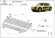 Citroen C4 Cactus, 2014-2020 - Acél Motorvédő lemez