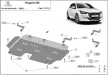 Peugeot 208, 2020-2024 - Acél Motor, váltó és hűtővédő lemez