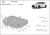 Lexus CT200H, 2011-2024 - Acél Motor, váltó és hűtővédő lemez