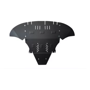   Audi Allroad II, 2005-2011 - Acél Motorvédő lemez, oldalvédelemmel