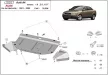 Audi A4, 2000-2005 - Acél Motorvédő lemez - 1.6-2.0, 1.8T