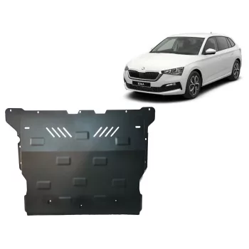   Skoda Scala, 2019-2024 - Acél Motor, váltó és hűtővédő lemez