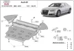 Audi A8, 2002-2010 - Acél Motorvédő lemez