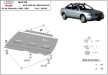 Audi A4, 1995-2000 - Acél MANUÁLIS váltóvédő lemez