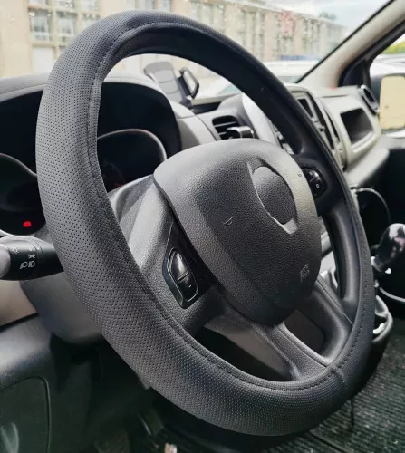 BASIC lite műbőr kormányvédő - fekete - 45cm