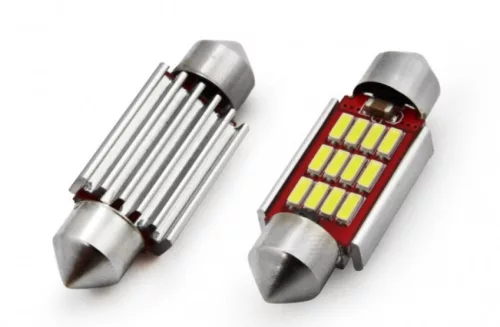 Szofita Canbus 12SMD LED izzó - 36mm - 12/24V - 01632