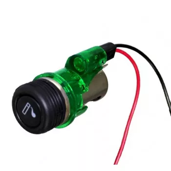 Szivargyújtó aljzat - zöld világítással