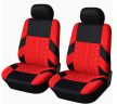 2db-os univerzális első üléshuzat 1+1- légzsákos - piros-fekete - AD9521-2FR