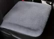 Puha szőrös ülésvédő - szürke - 1db