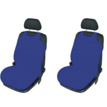 2db-os univerzális trikó üléshuzat - szivacsos - kék
