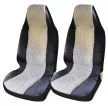 2db-os személy és kisteherautó üléshuzat - fekete-fehér mintás