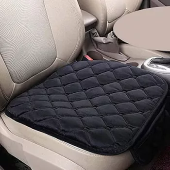 Vastag szövet ülésvédő tároló zsebbel - fekete - 1db