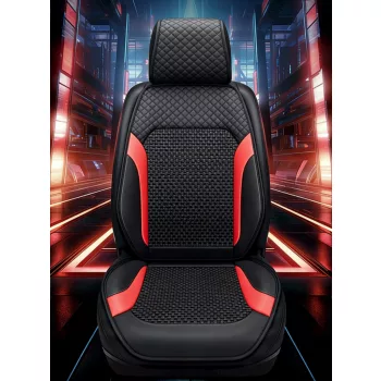 Ice Silk szellőzős ülésvédő - fekete/piros