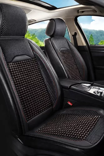 Ice Silk golyós szellőzős ülésvédő - fekete
