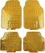 Univerzális, alumínium hatású gumiszőnyeg szett - 4 db-os - arany