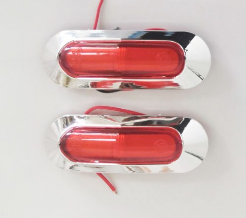 4 LED-es szélességjelző, helyzetjelző piros - AE-B10359/W - 1db