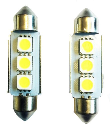 3SMD LED 41mm-es Szofita fehér - SMD-10X41-3SMD - párban