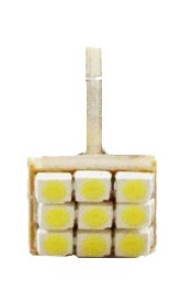 T10 (W5W) CANBUS fehér színű helyzetjelző SMD LED izzó - 1db