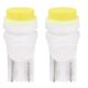 T10 (W5W) fehér színű helyzetjelző COB SMD LED izzó - párban