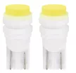 T10 (W5W) fehér színű helyzetjelző COB SMD LED izzó - párban
