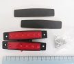 6 LED-es szélességjelző piros - 12-24V - 1db