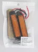 6 LED-es szélességjelző sárga -12-24V - 1db