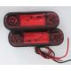 3 LED-es szélességjelző piros - AE-113512B/R -12-24V - 1db