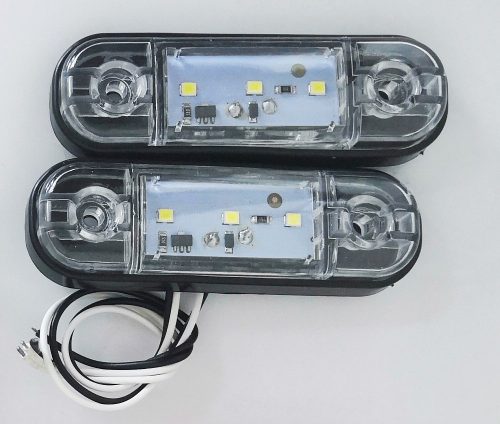 3 LED-es szélességjelző fehér - AE-113512B/W -12-24V - 1db
