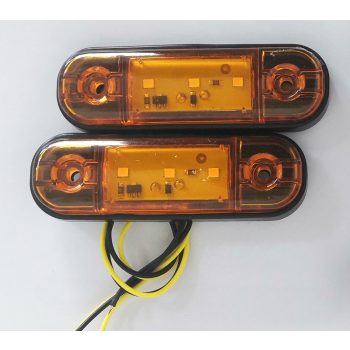 3 LED-es szélességjelző sárga - 12-24V - 1db
