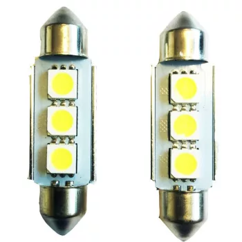   CANBUS 3SMD 39mm Szofita LED izzó - párban - SMD-LA513C-39MM